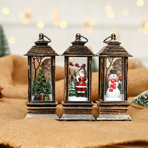 Decoraciones navideñas, decoraciones interiores, cabinas telefónicas, pequeñas lámparas de aceite, regalos de Navidad, adornos luminosos, regalos. - Product Image 4
