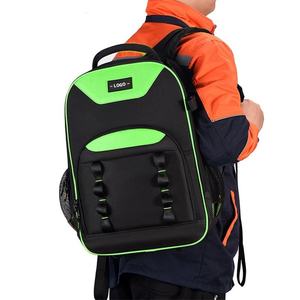 Mochila Portaherramientas con Correas <span class=keywords><strong>de</strong></span> Sujeción Externas, Organizador <span class=keywords><strong>de</strong></span> Herramientas Multibolsillos para Electricistas y Técnicos, Bolsa <span class=keywords><strong>de</strong></span> <span class=keywords><strong>Trabajo</strong></span> Resistente - Product Image 2