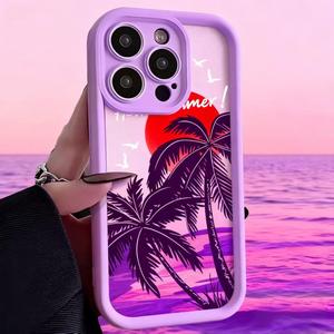 เคสโทรศัพท์ TPU นิ่มลายพระอาทิตย์ตกใหม่สำหรับ <span class=keywords><strong>iPhone</strong></span> 16 15 14 13 12 <span class=keywords><strong>11</strong></span> <span class=keywords><strong>PROMAX</strong></span> PLUS <span class=keywords><strong>รูปภาพ</strong></span>และโลโก้ที่กำหนดเอง - Product Image 2