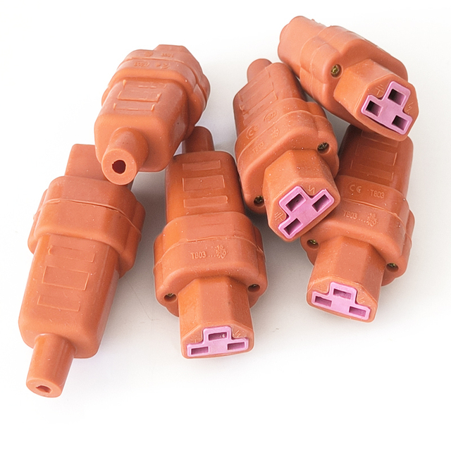 High Temperature Ceramic Electric Heater Plug Silicone Rubber Ceramic Plug Socket for Industrial Use