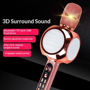 Microphone sans fil YS-90 pour téléphone mobile 5.0, karaoké KTV avec audio intégré, diffusion en direct, radio nationale - Product Image 2