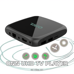 Onn Android TV Box 2GB 16GB Google TV Streaming Media Player con telecomando vocale - Product Image 2