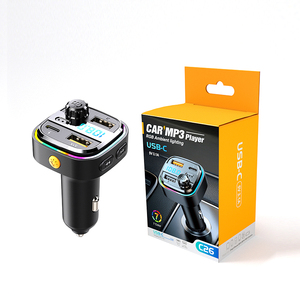 Nuevo cargador de coche USB Dual de 3 puertos adaptador de transmisor FM REPRODUCTOR DE Mp3 estéreo inalámbrico luces coloridas modulador FM - Product Image 1
