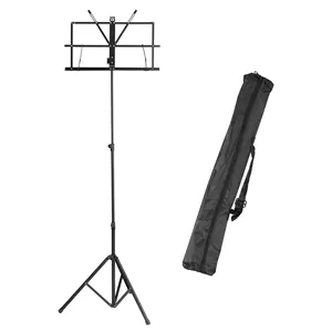 MS-01L Stage Performance Folding Music Stand Adjustable Music Instrument Music Stand OEM