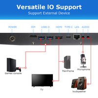 Prix bon marché 27 pouces écran mobile tactile capacitif privé 1920*1080 USB IPS LCD Fitness affichage Android Smart TV avec support