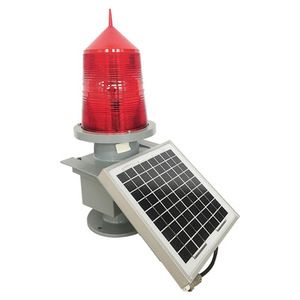 Luces LED de advertencia de obstrucción de aviación de alta intensidad para torres de balizamiento de helipuertos, grúas y navegación marina - Product Image 1