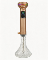 Nouvelle Chicha Électrique de Luxe 2025 en Aluminium Rechargeable avec Batterie Sans Charbon
