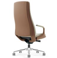 Mobilier de bureau confortable à dossier haut réglable pas cher gestionnaire exécutif luxe pivotant patron ergonomique cuir peau chaise de bureau