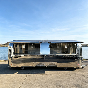 Cuisine mobile professionnelle en acier inoxydable, remorque de barbecue pour l'extérieur - Product Image 1
