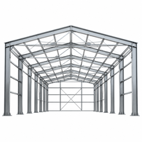 Edificio de Estructura de Acero Prefabricado, Techo de Acero Galvanizado, Taller Metálico, Almacén Industrial, Nave de Almacenamiento, Fábrica