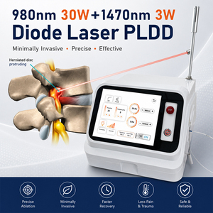 Laser Endolaser PLDD 980nm 1470nm per Decompressione Ernia del Disco <span class=keywords><strong>Lombare</strong></span>, Vene Varicose, EVLT, Emorroidi, Ginecologia - Product Image 2