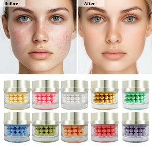 Crème Visage Végane Coréenne au Collagène et Acide Hyaluronique en Capsules, Éclaircissante, Hydratante et Nourrissante, Marque Privée OEM, 55g, Vente en Gros - Product Image 2