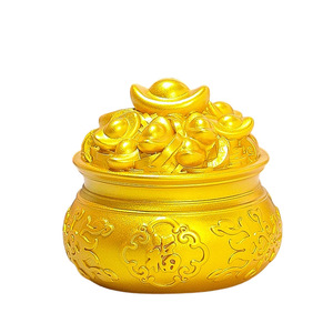 Serie Nube Auspiciosa, Recipientes Decorativos de Resina, 4 Piezas, Decoración Feng Shui para el Hogar, Sala de Estar, Regalo de Año Nuevo Chino - Product Image 5