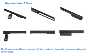 Projecteur LED Moderne Magnétique en Aluminium Série Frost Certifié ETL CETL RCM 12W 20W 30W Dimmable Intégré <span class=keywords><strong>sur</strong></span> <span class=keywords><strong>Rail</strong></span> - Product Image 3
