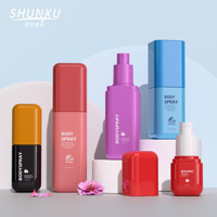 Flacon pulvérisateur personnalisé unique en plastique PET bleu de 50, 80, 100, 120 ml pour toner, brume, huile bronzante – Emballage cosmétique pour soins de la peau