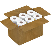 Vente en gros de papier hygiénique en vrac souple écologique avec logo personnalisé pâte de bois vierge blanche papier hygiénique doux pour salle de bain bon marché