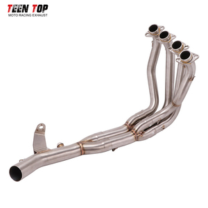 Sistema de escape para motocicleta Teentop, tubo de escape inoxidable para <span class=keywords><strong>Kawasaki</strong></span> <span class=keywords><strong>Z900RS</strong></span> 2018 +, tubo frontal de escape - Product Image 3