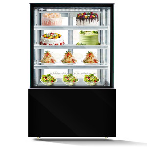 Air Cooling Cake <b>Display</b> <b>Cabinet</b> Glass Cold <b>Wall</b> Refrigeration Unit Commercial Bakery Refrigerator for Pastry Bread Dessert Food - Product Image 1