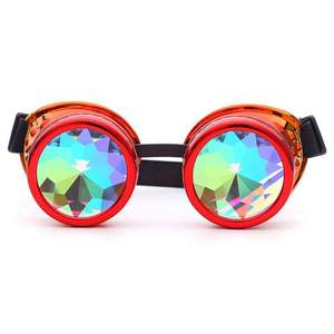 Gafas de Sol Kaleidoscopio Coloridas Retro de Moda 2019 para Hombre y Mujer, Lentes Difractadas EDM, Gafas Steampunk - Product Image 5
