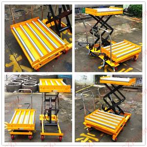 Levage de table, machine de levage et de déplacement pour ciseaux, avec convoyeur à rouleau, 300kg, 350kg - Product Image 5