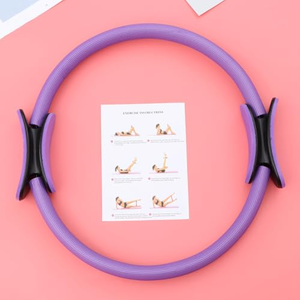 Portable Lightweight Fitness <b>Circle</b> Resistance Pilates Yoga <b>Ring</b> for Travel Exercise - Product Image 2