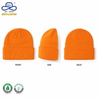 Bonnet Enfant Tricoté Épais Personnalisable avec Logo, Côtelé Uni, Chaud Hiver, Vente en Gros, Fournisseur d'Usine ODM OEM