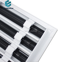 Couvercle d'aération moderne en aluminium de 12*12 "avec diffuseur à fente linéaire standard pour registres et grilles de chauffage