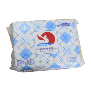 WCX Factory Großhandel 1ply Handtuch Papier Brown Tissue Virgin Bamboo Pulp Einweg-Toiletten papier Multi fold Handtuch