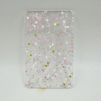3MM Transparent Glitter Acrylique Board Candy Color Oignon Poudre Plexiglas Porte-clés Décoration DIY Guka Anime Périphérique