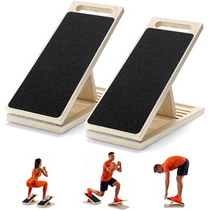 Planche d'étirement musculaire en bois transfrontalière pour usage domestique, inclinable, avec pédale pour pieds, appareil d'exercice pliable, pour les muscles - Product Image 1