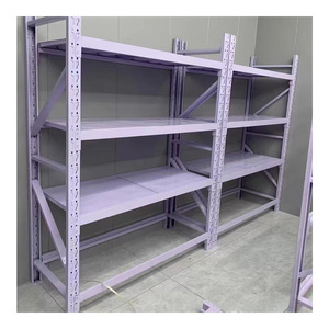 भंडारण रैक बोल्डलेस शेल्फ औद्योगिक गोदाम भंडारण रैक बहुलेयर हल्के शुल्क स्टील धातु गेराज थोक कार्गो के लिए रैकिंग - Product Image 1