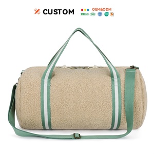 Sac <span class=keywords><strong>de</strong></span> <span class=keywords><strong>sport</strong></span> multifonctionnel en laine d'agneau, sac <span class=keywords><strong>de</strong></span> voyage tendance, sac <span class=keywords><strong>de</strong></span> week-end en polaire douce - Product Image 1
