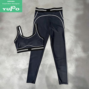 Droma 2026 Geïnspireerde Luxe Kleding Dames Yoga Fitness Set Mode Leggings en Top Tweedelig Gym Workout Outfit - Product Image 1