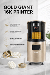 Impresora 3D LCD 16K Profesional IFUN New Gold |   Máquina de Prototipado de Joyería de Grado Industrial, Conectividad USB, 1 Año de Garantía - Product Image 3