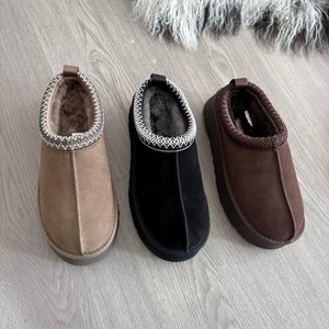 Bottes de neige <span class=keywords><strong>Uggs</strong></span> pour femmes 2026 de haute qualité, confortables, douces, imperméables, à semelle épaisse, avec fourrure polaire, sans talon, style Muffin - Product Image 2