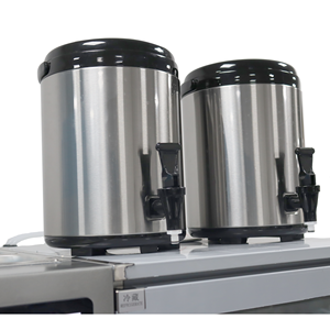 Mesin teh gelembung baja tahan karat otomatis penuh 220V kondisi baru pembuat sirup teh Boba elektrik untuk toko minuman teh susu - Product Image 4