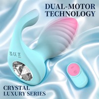 Direkt vom Hersteller: Juwelen-Analplug, 100% Wasserdicht, Duale Stimulation, Prostatamassagegerät für Männer, Frauen und Paare, Diskreter Versand