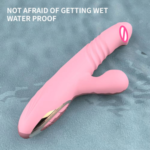 Vibromasseur Lapin Téléscopique et Suceur Point G, Vibrateur à Succion et Stimulateur Clitoridien en Silicone Doux pour Femmes - Product Image 6