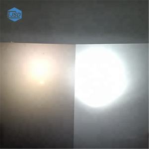 OEM/ODM 0.8/1/1.2/1.5/2/3mm Beyaz PC Difüzör Film/Panel, LED Aydınlatma Dekorasyonu için Parlak Mat Kaplama Özel Üretici - Product Image 4