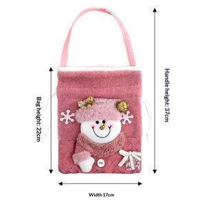 Adornos Navideños Surtidos con Cordón, Copo de Nieve Tejido y Manzana Navideña con Lentejuelas Rosas para Recuerdos de Fiestas, Venta al por Mayor de Fábrica - Product Image 2