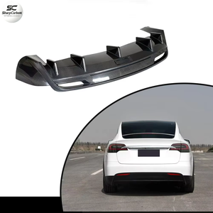 กันชนท้ายรถคาร์บอนไฟเบอร์สำหรับเทสลารุ่น <span class=keywords><strong>X</strong></span> P90 P100 75D 2016-2018 - Product Image 2