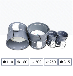 Vanne à papillon électrique ronde, pièces, prix de sortie d'usine en PP/PVC - Product Image 5