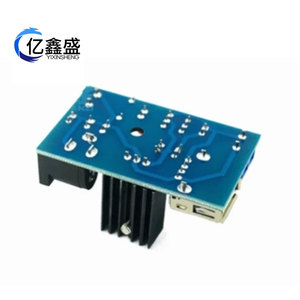 Régulateur de tension linéaire YIXINSHENG 7-15V vers 5V avec interrupteur et dissipateur thermique pour alimentation CC - Product Image 3