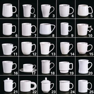 แก้วเซรามิคพิมพ์ลายการ์ตูน Ys55 แก้วกาแฟเคลือบสีขาว แก้วเก็บความร้อน สำหรับงานซับลิเมชั่น ของที่ระลึก ของขวัญ ขายส่ง - Product Image 3