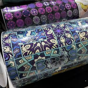 PVC moderne bohème auto-adhésif amovible pour la décoration <span class=keywords><strong>de</strong></span> portes et d'intérieurs, utilisation extérieure, centre commercial, imperméable et insonorisé - Product Image 2