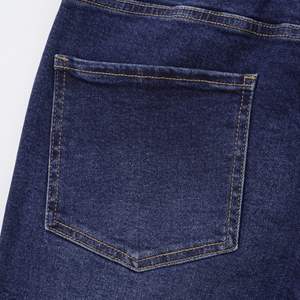 <span class=keywords><strong>Jean</strong></span> tendance <span class=keywords><strong>taille</strong></span> <span class=keywords><strong>haute</strong></span> coupe droite pour femme, bleu foncé, coupe ample, pantalon en denim décontracté pour le bureau, jambe large, grande <span class=keywords><strong>taille</strong></span> - Product Image 6