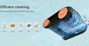 Robot Limpiafondos Automático Addotron para Piscinas de Plástico, Aspiradora de Piscinas con Accesorios - Product Image 4