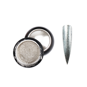 ผงโครเมี่ยมมิเรอร์คุณภาพสูงสำหรับทำเล็บ ผงเคลือบสีเอฟเฟกต์กระจกวิเศษ หลายสี หรูหรา สีทอง - Product Image 5