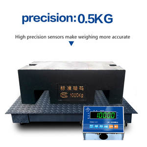 Anpassbare SCS Industrielle Elektronische Bodenwaage 1-3 Tonnen Tier- und Viehwaage mit LCD/LED-Anzeige <span class=keywords><strong>RS232</strong></span> OEM/ODM - Product Image 2