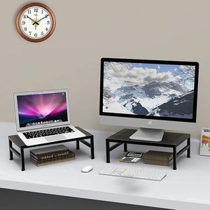 Soporte de Monitor Ergonómico Personalizado de Metal, Tipo Vertical, de un Solo Nivel, Elevador de Monitor Antideslizante, Organizador de Escritorio, Soporte para Computadora - Product Image 5